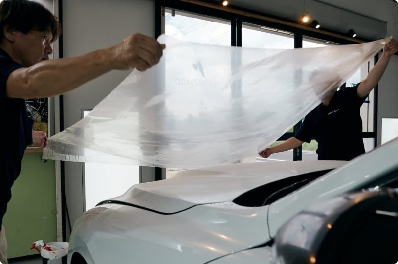 プロテクションフィルム施工