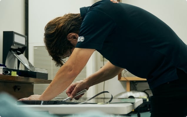 車種・形状・理由から最適なフィルムをご提案。