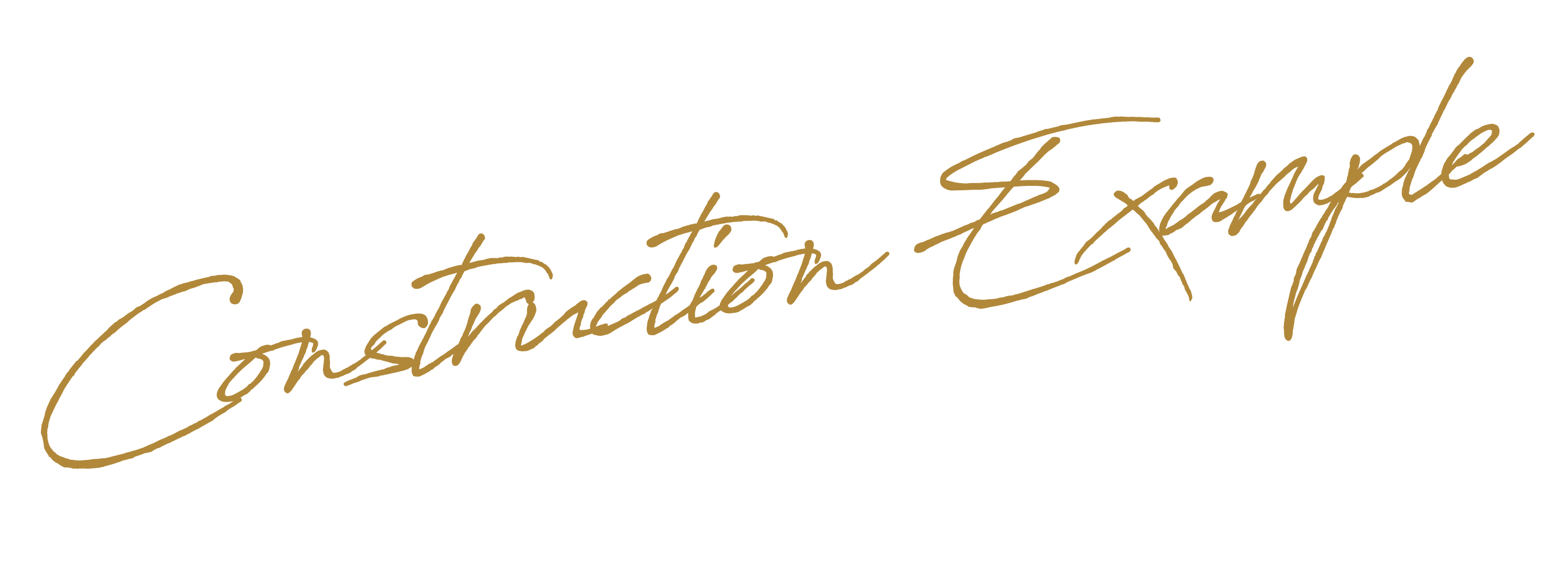 Construction Example